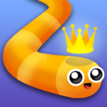 Snake.io MOD APK logo featuring a stylized snake in vibrant colors.